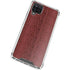 Marsala Snake Skin Galaxy A12 Clear Case