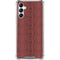 Marsala Snake Skin Galaxy A15 5G Clear Case