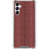 Marsala Snake Skin Galaxy A15 5G Clear Case