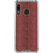 Marsala Snake Skin Galaxy A30 Clear Case