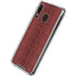 Marsala Snake Skin Galaxy A30 Clear Case