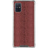 Marsala Snake Skin Galaxy A51 5G Clear Case