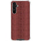 Marsala Snake Skin Galaxy A54 5G Clear Case