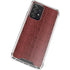 Marsala Snake Skin Galaxy A72 5G Clear Case