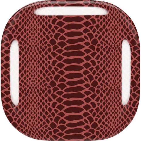 Marsala Snake Skin Galaxy Buds Live Skin