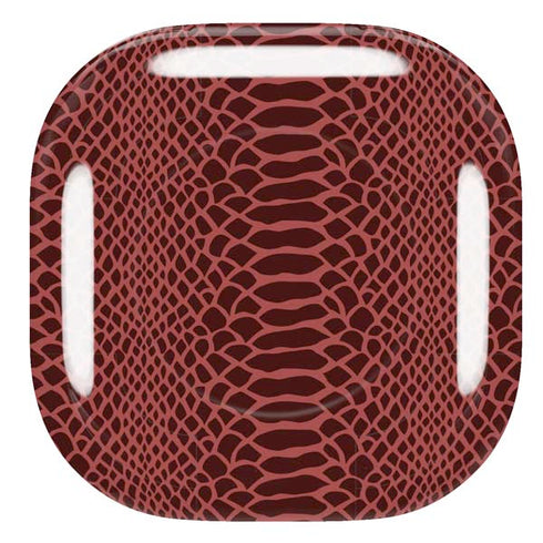 Marsala Snake Skin Galaxy Buds Live Skin