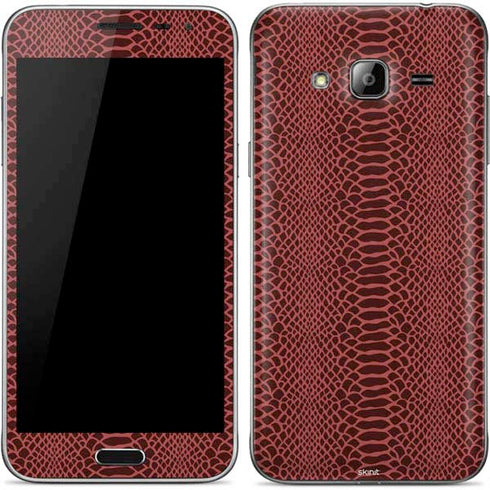 Marsala Snake Skin Galaxy J3 Skin