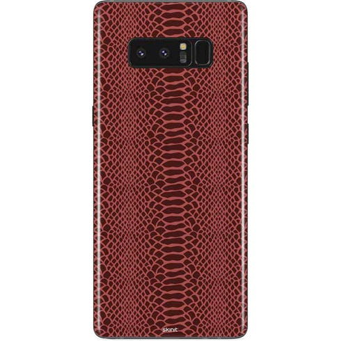 Marsala Snake Skin Galaxy Note 8 Skin