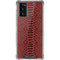 Marsala Snake Skin Galaxy Note20 5G Clear Case