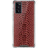 Marsala Snake Skin Galaxy Note20 5G Clear Case