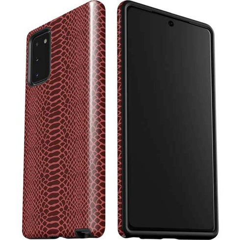 Marsala Snake Skin Galaxy Note20 5G Pro Case
