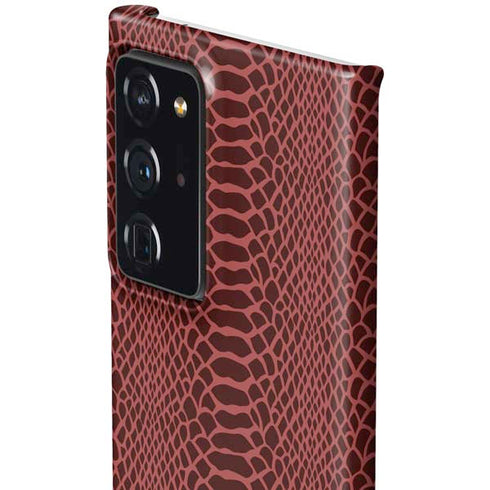 Marsala Snake Skin Galaxy Note20 Ultra 5G Lite Case