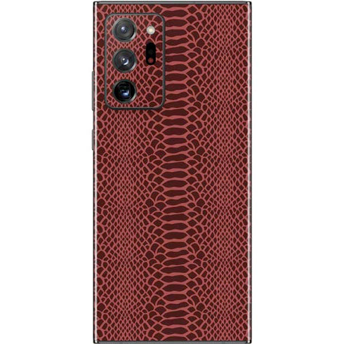 Marsala Snake Skin Galaxy Note20 Ultra 5G Skin