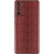 Marsala Snake Skin Galaxy S20 Fan Edition Skin