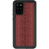 Marsala Snake Skin Galaxy S20 Plus Waterproof Case