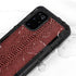 Marsala Snake Skin Galaxy S20 Plus Waterproof Case