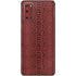 Marsala Snake Skin Galaxy S20 Skin