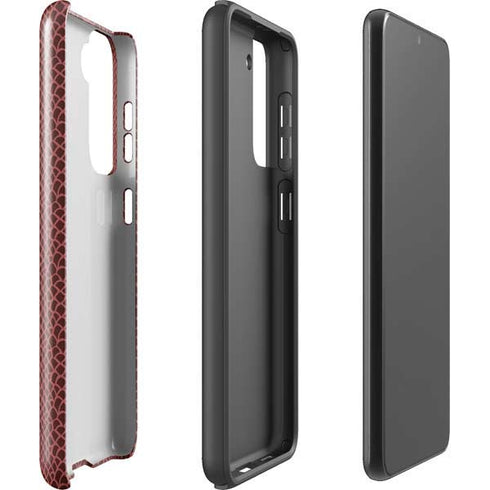 Marsala Snake Skin Galaxy S21 Plus 5G Pro Case