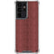 Marsala Snake Skin Galaxy S21 Ultra 5G Clear Case