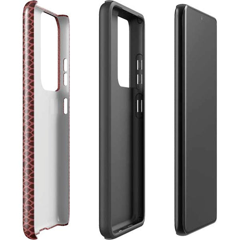 Marsala Snake Skin Galaxy S21 Ultra 5G Pro Case
