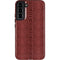 Marsala Snake Skin Galaxy S22 Plus Pro Case
