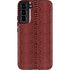 Marsala Snake Skin Galaxy S22 Plus Pro Case