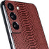 Marsala Snake Skin Galaxy S22 Plus Skin