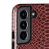 Marsala Snake Skin Galaxy S22 Pro Case