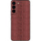 Marsala Snake Skin Galaxy S22 Skin