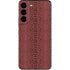 Marsala Snake Skin Galaxy S22 Skin