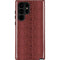 Marsala Snake Skin Galaxy S22 Ultra Pro Case