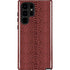 Marsala Snake Skin Galaxy S22 Ultra Pro Case
