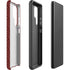 Marsala Snake Skin Galaxy S22 Ultra Pro Case