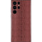 Marsala Snake Skin Galaxy S22 Ultra Skin