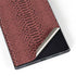 Marsala Snake Skin Galaxy S22 Ultra Skin