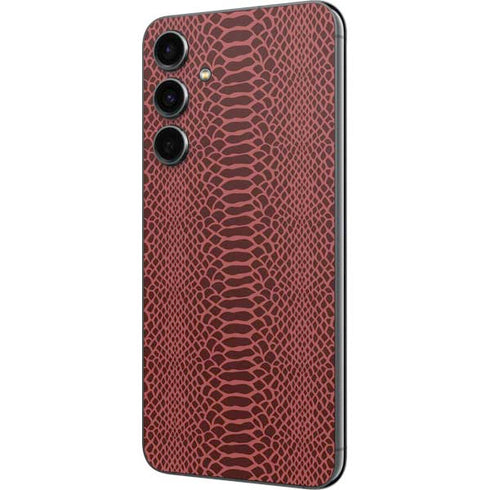 Marsala Snake Skin Galaxy S23 FE Skin