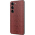 Marsala Snake Skin Galaxy S23 Skin