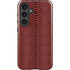 Marsala Snake Skin Galaxy S24 Plus Impact Case