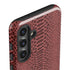 Marsala Snake Skin Galaxy S24 Plus Impact Case