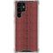 Marsala Snake Skin Galaxy S24 Ultra Clear Case