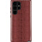 Marsala Snake Skin Galaxy S24 Ultra Impact Case
