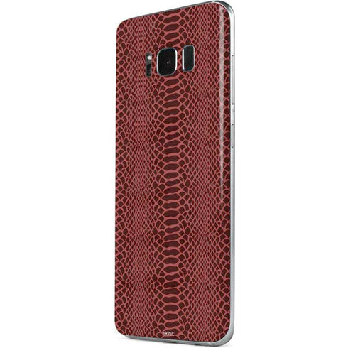 Marsala Snake Skin Galaxy S8 Plus Skin