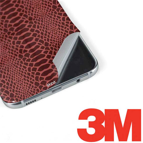 Marsala Snake Skin Galaxy S8 Plus Skin