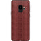 Marsala Snake Skin Galaxy S9 Skin