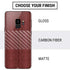 Marsala Snake Skin Galaxy S9 Skin