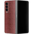 Marsala Snake Skin Galaxy Z Fold4 5G Skin