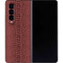 Marsala Snake Skin Galaxy Z Fold4 5G Skin