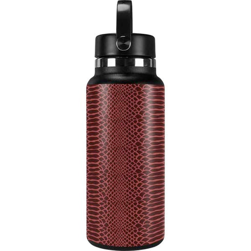 Marsala Snake Skin Hydro Flask 32oz Wide Mouth Skin