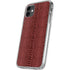Marsala Snake Skin iPhone 11 Clear Case