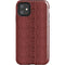 Marsala Snake Skin iPhone 11 Impact Case